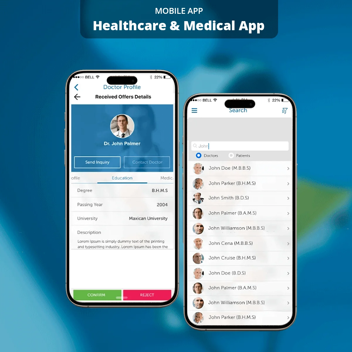 Healthcare & Medical App