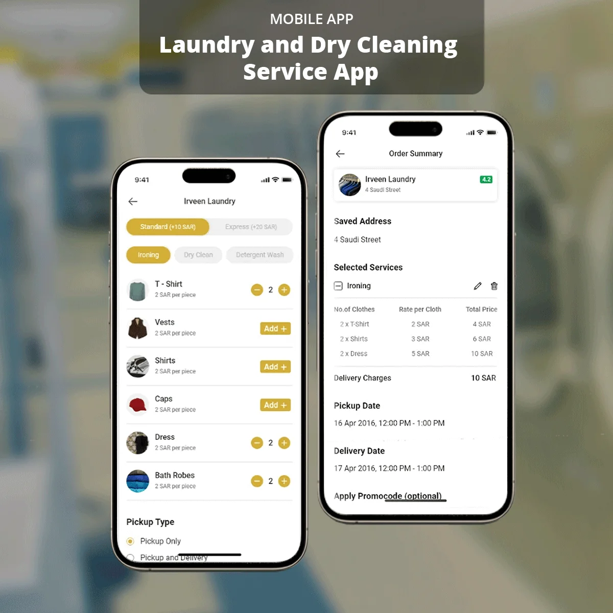 On-demand Laundry App