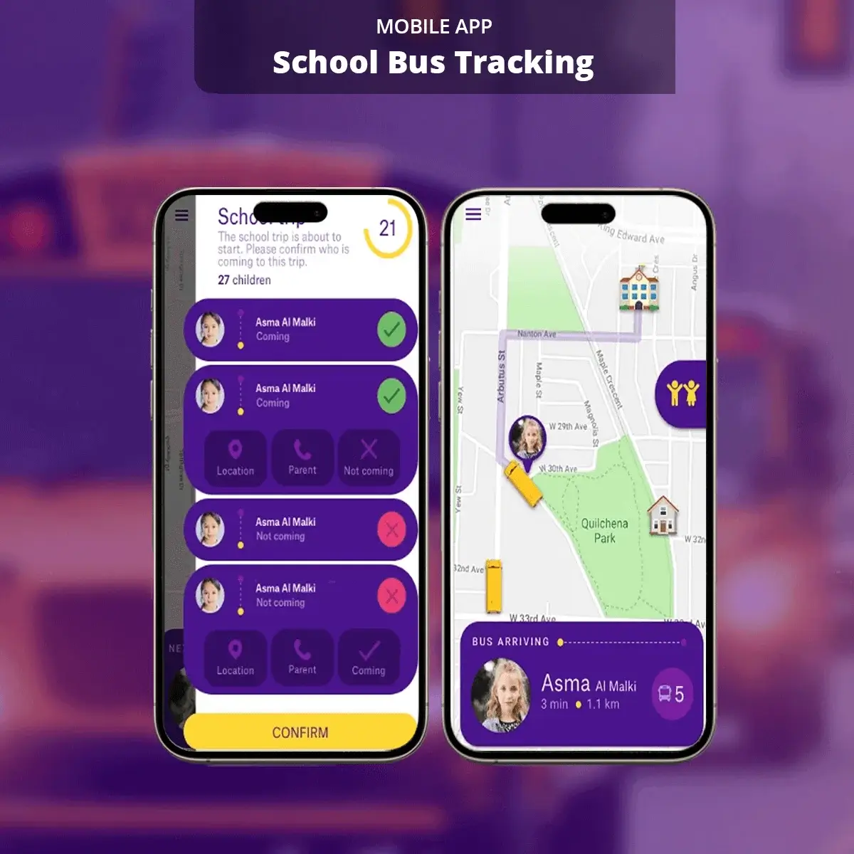 School Bus Tracking app